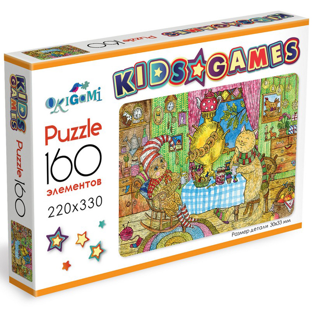 Пазл 160 Kids Games.Самовар 07957