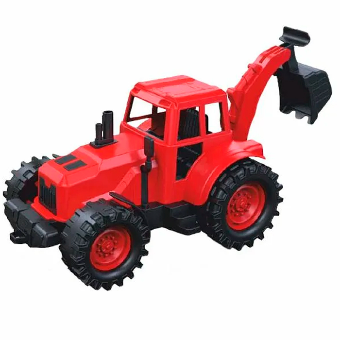 Трактор 21 см красно-черный 22-201-3 KSC .
