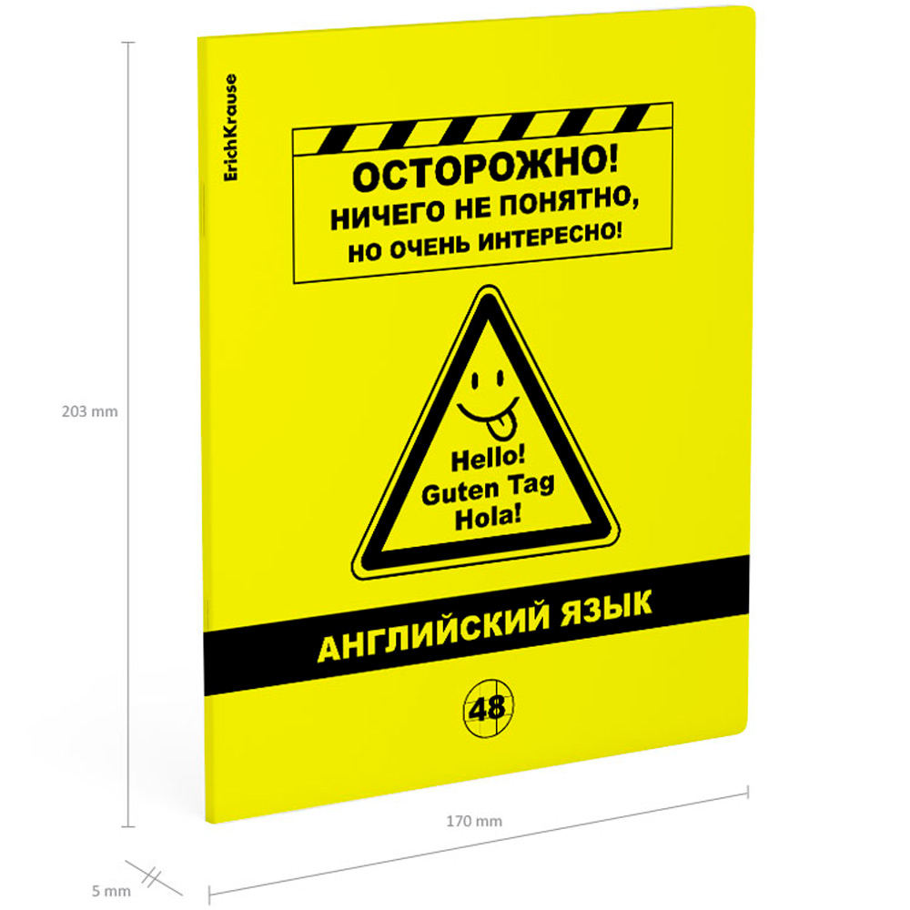 Тетрадь 48 л. клетка Be Informed, Английский язык 59490 ErichKrause Тетрадь 48 л. клетка Be Informed, Английский язык 59490 ErichKrause