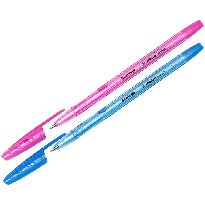 Ручка шарик синий 0,7мм Tribase Sparkle CBp_70962 Berlingo