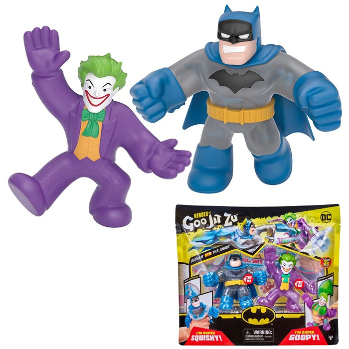 Гуджитсу. Игр.набор тянущихся фигурок Бэтмен и Джокер 38685 ТМ GooJitZu