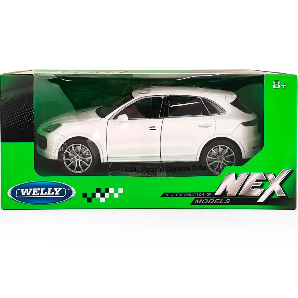 Модель 1:24 Porsche Cayenne Turbo, белый 24092W Модель 1:24 Porsche Cayenne Turbo, белый 24092W