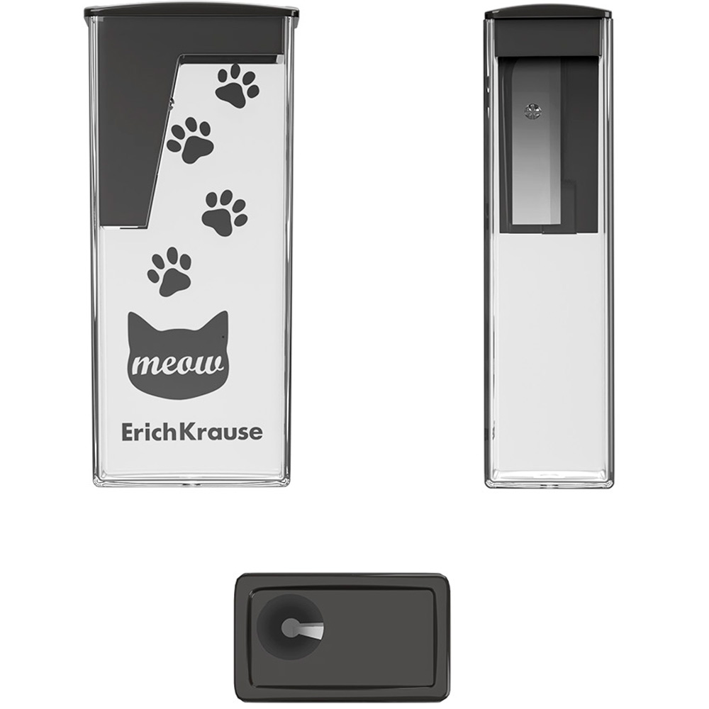 Точилка пластик City, Meow, с контейнером ассорти 61543 ErichKrause Точилка пластик City, Meow, с контейнером ассорти 61543 ErichKrause
