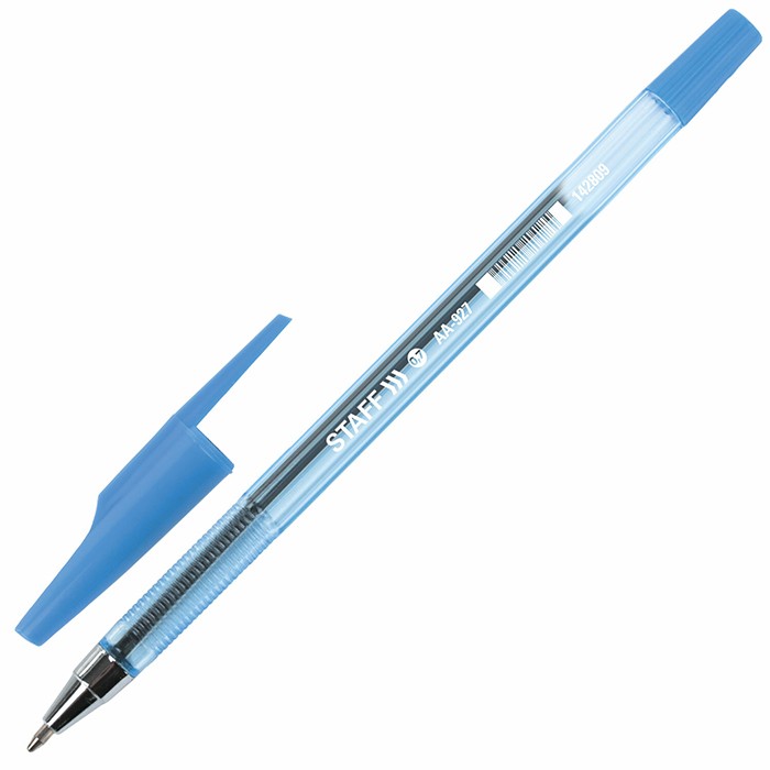 Ручка шарик синий 0.7мм STAFF AA-927 142809