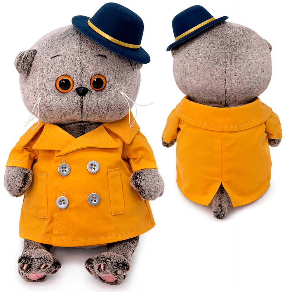 Басик BABY в тренче и шляпке BB-113 Басик BABY в тренче и шляпке BB-113