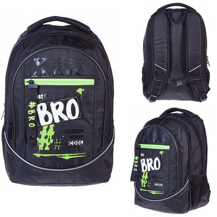 Рюкзак школьный  STREET-Bro- 42х30х20см NRk_75066 Hatber