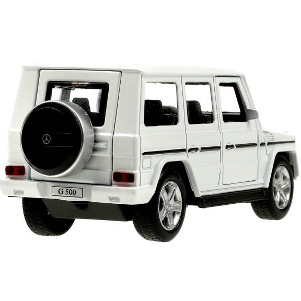Модель GCLASS-12-WH MERCEDES-BENZ G-CLASS 12 см, двери, багажн, белый Технопарк  