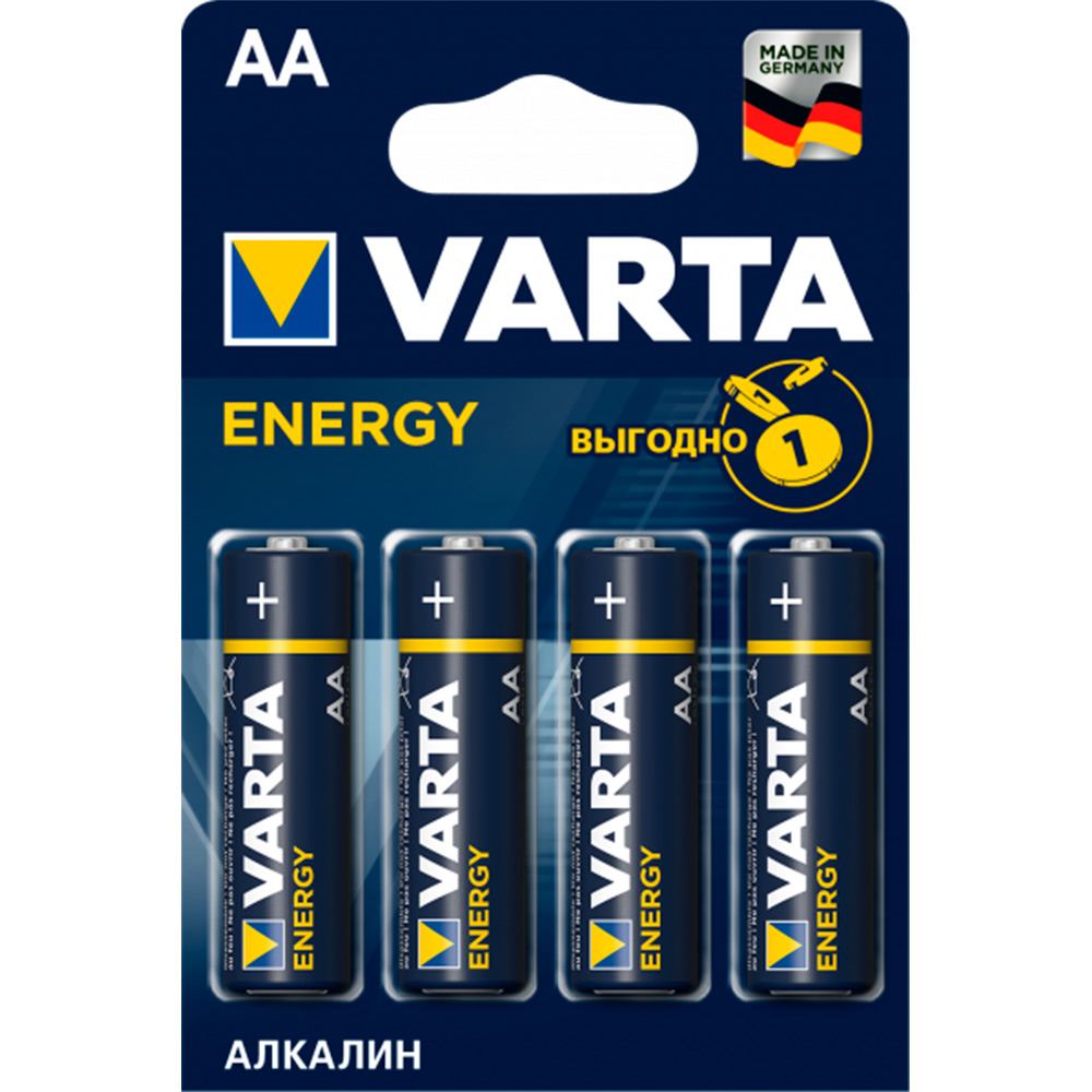Элемент питания LR 6 Varta Energy 4xBL (80/400) /цена за упак/