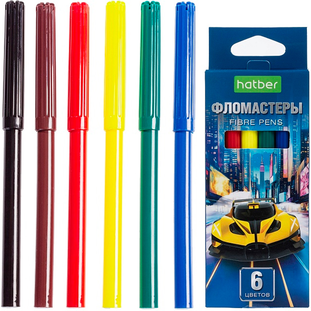 Фломастеры 24 цв. ECO Дрифт FP_089906 Hatber Фломастеры 24 цв. ECO Дрифт FP_089906 Hatber