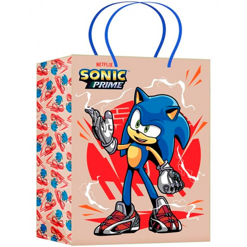 Пакет Чудо праздник крафт Sonic Соник ml, 22*31*10 см PMLK-117652-SN