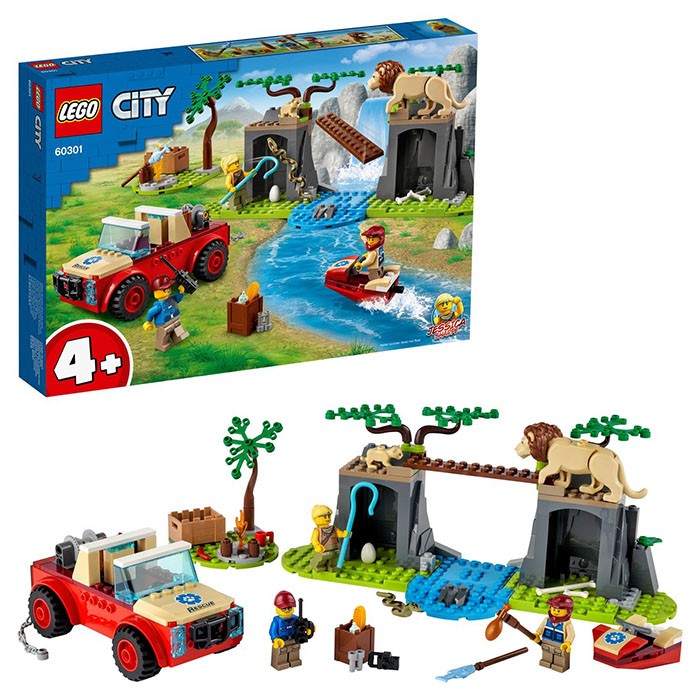 Констр-р LEGO 60301 Город Спасательный внедорожник для зверей
