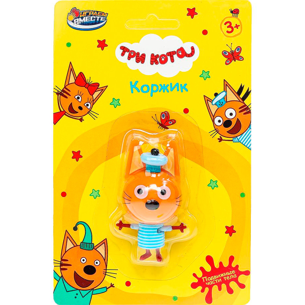 Фигурка Три Кота 6 см подвижные части тела PF-3C-KORZHIK-RU Фигурка Три Кота 6 см подвижные части тела PF-3C-KORZHIK-RU