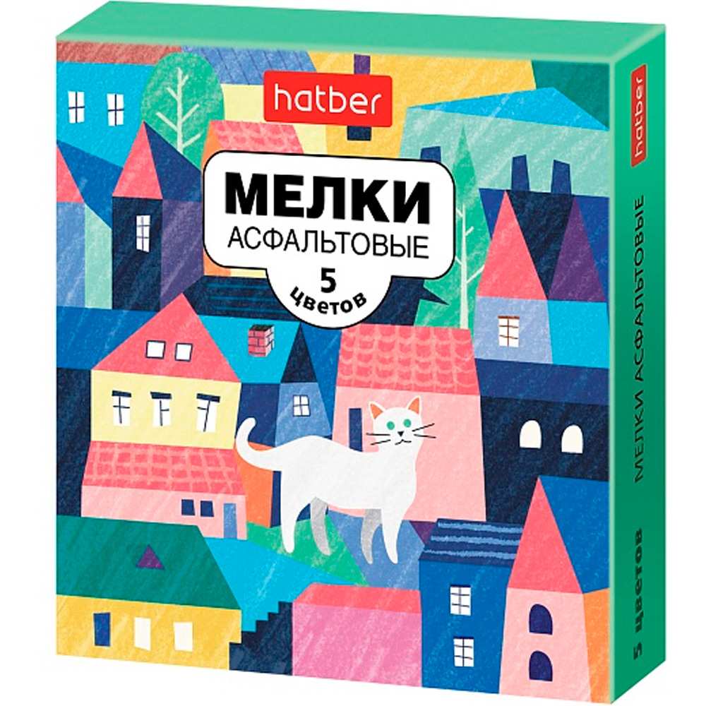 Мел цветной 5шт Городок 072698 Hatber Мел цветной 5шт Городок 072698 Hatber