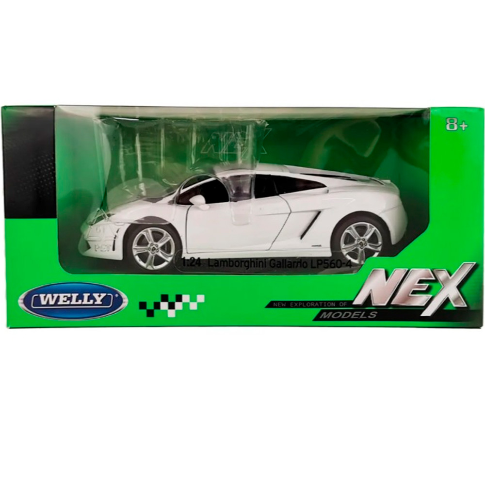 Модель 1:24 Lamborghini Gallardo LP560-4, белый 24005W Модель 1:24 Lamborghini Gallardo LP560-4, белый 24005W