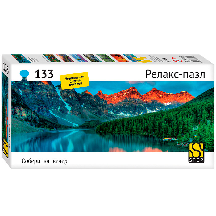 Пазл 133 Озеро Морейн Релакс-пазл 67004 Степ /14/