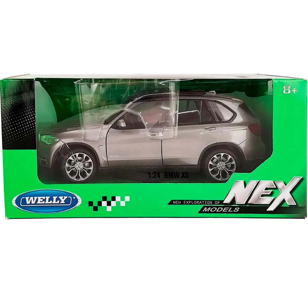 Модель 1:24 BMW X5, серый 24052W Модель 1:24 BMW X5, серый 24052W