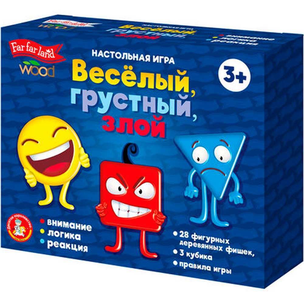Дер. Игра Весёлый грустный, злой Far far land Wood 05679 Дер. Игра Весёлый грустный, злой Far far land Wood 05679