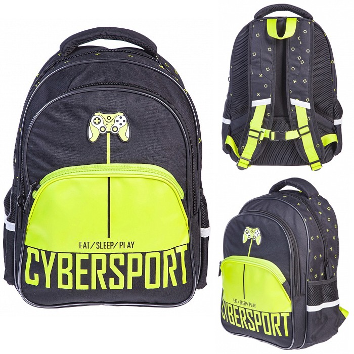 Рюкзак школьный EASY -CYBER SPORT- 41Х29Х16 см NRk_76079 Hatber