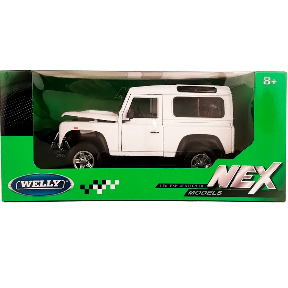 Модель 1:24 Land Rover Defender I, белый 22498W Модель 1:24 Land Rover Defender I, белый 22498W