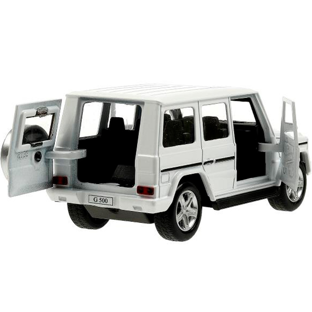 Модель GCLASS-12-WH MERCEDES-BENZ G-CLASS 12 см, двери, багажн, белый Технопарк  