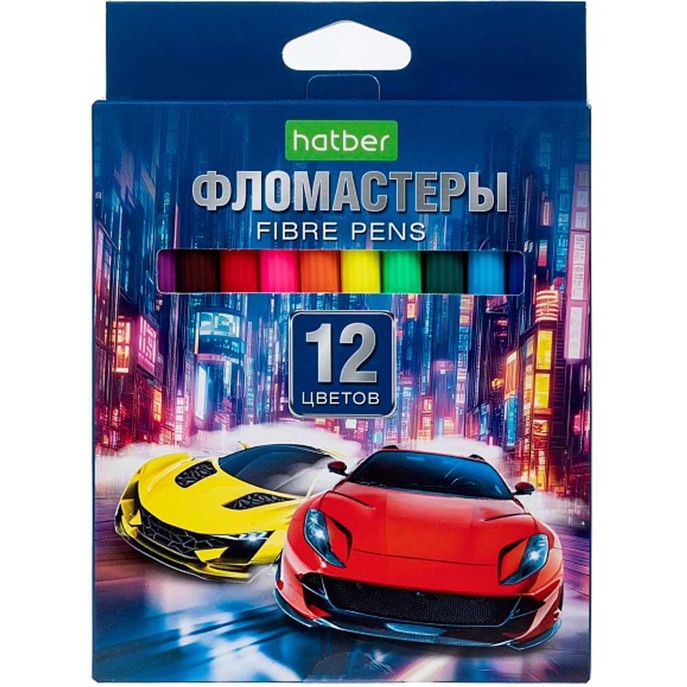 Фломастеры 12 цв. Дрифт FP_089907 Hatber Фломастеры 12 цв. Дрифт FP_089907 Hatber
