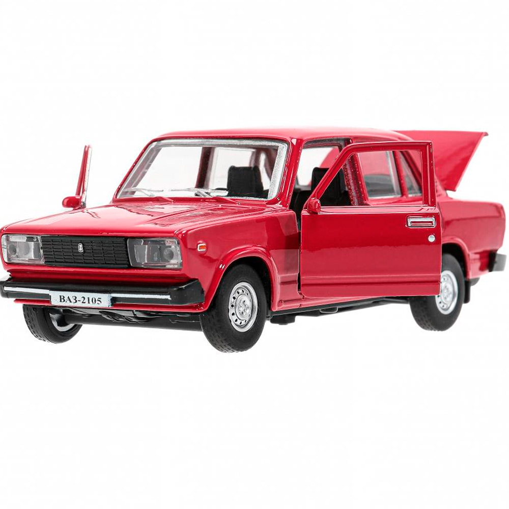 Модель 2105-12-KN LADA ВАЗ-2105 1997 12 cm, двери, багаж, инерц. Технопарк в коробке