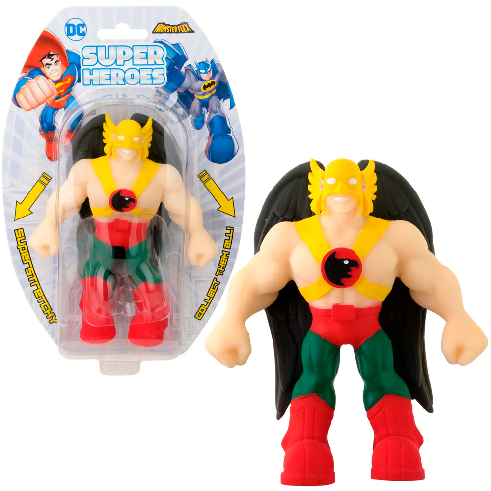 Игрушка MONSTER FLEX SUPER HEROES Hawkman тянущаяся фигурка 15см Т23495-7 1Toy 