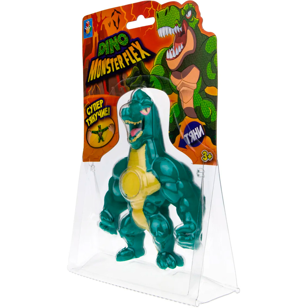 Игрушка MONSTER FLEX DINO БРОНТОРЕКС тянущаяся фигурка 14см Т22691-9 1Toy 