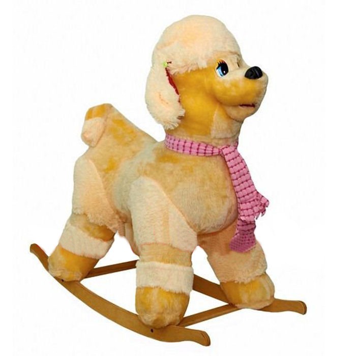 Качалка Собака Пудель с шарфом 980351
