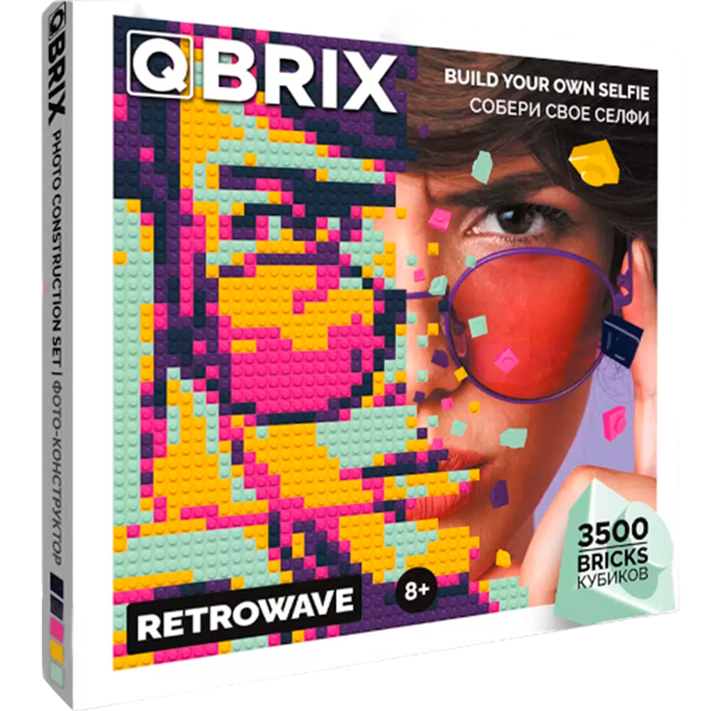 Набор для творчества Фото-конструктор QBRIX - RETROWAVE