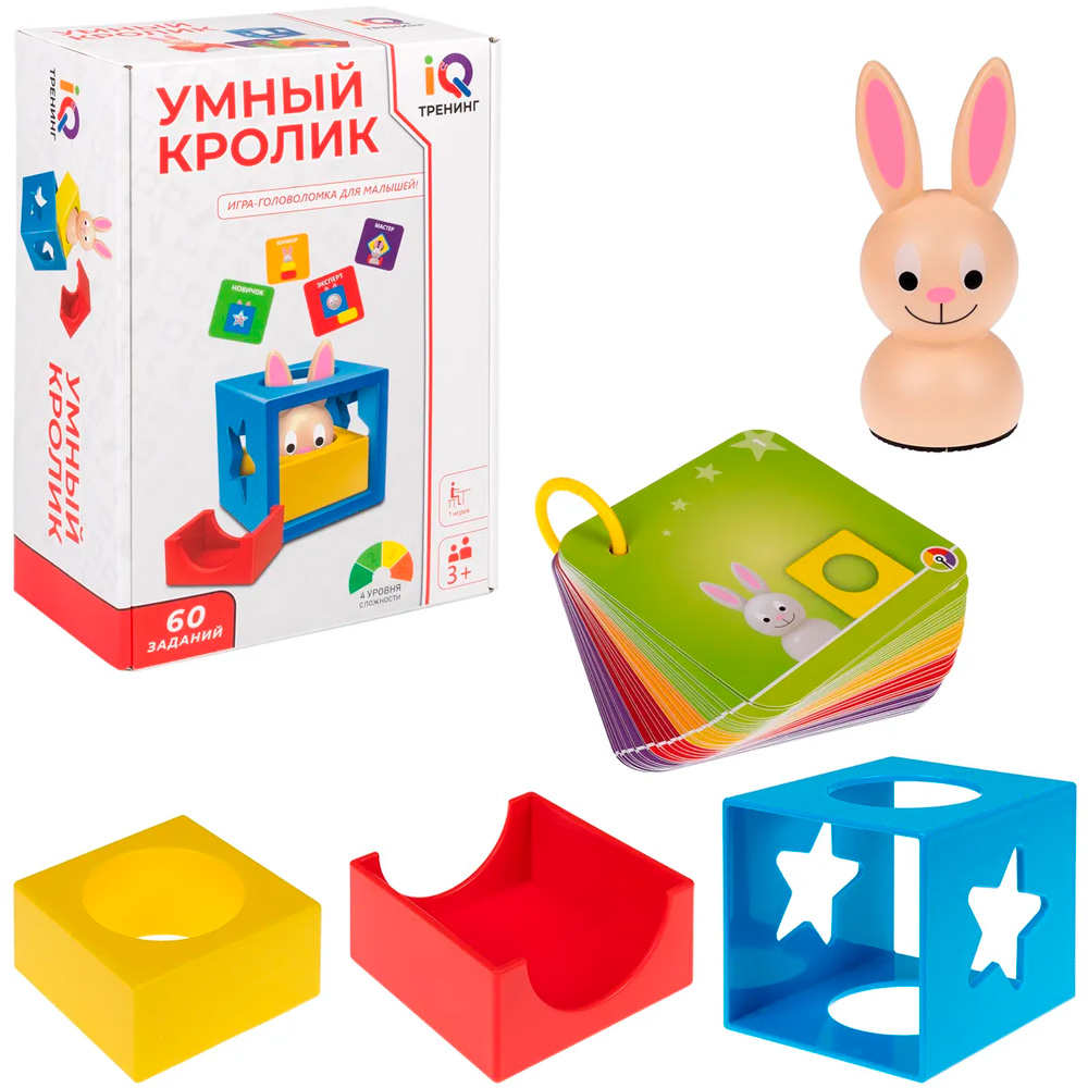 Игра логическая Умный кролик IQ ТРЕНИНГ Т25564 1toy