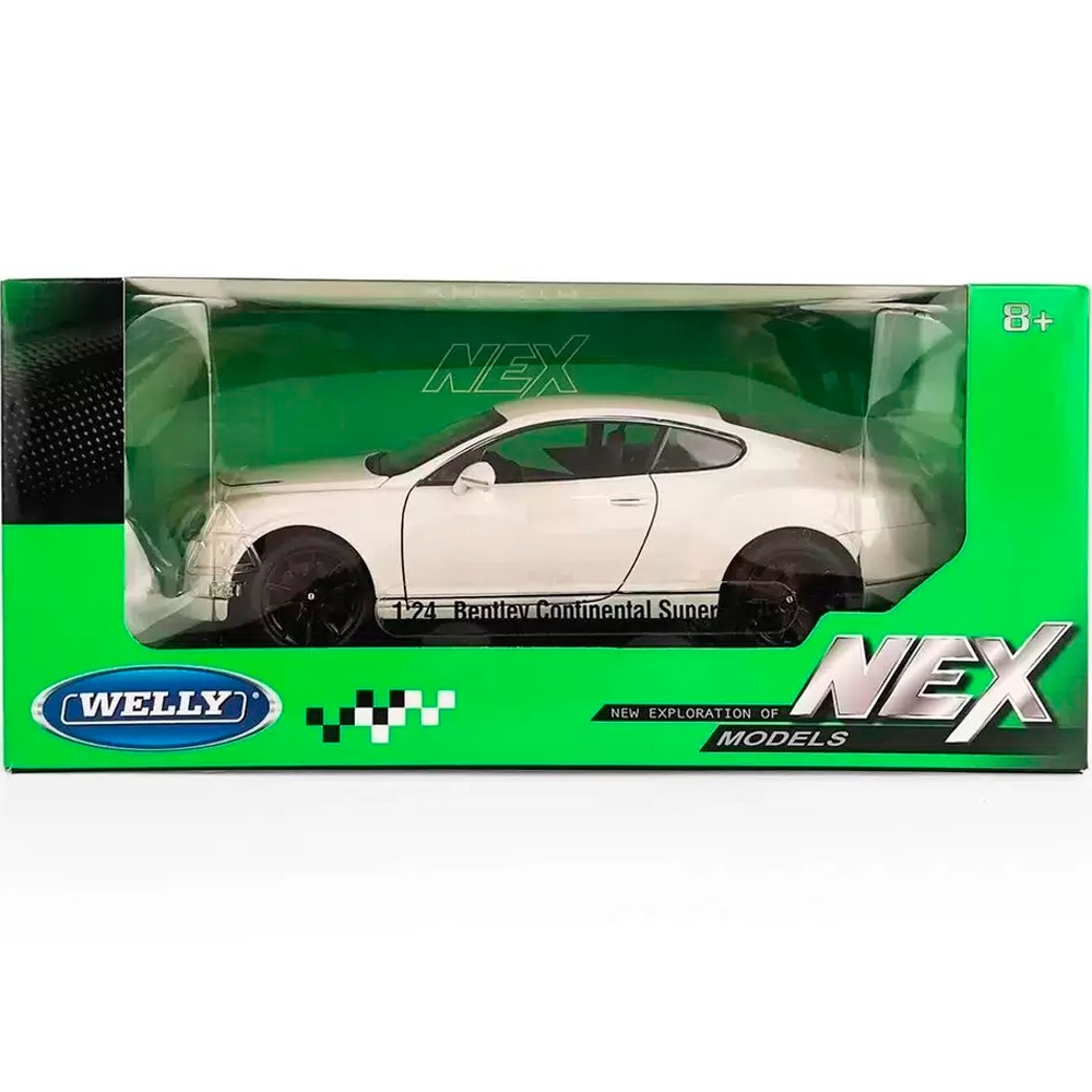 Модель 1:24 Bentley Continental Supersports, белый 24018W Модель 1:24 Bentley Continental Supersports, белый 24018W