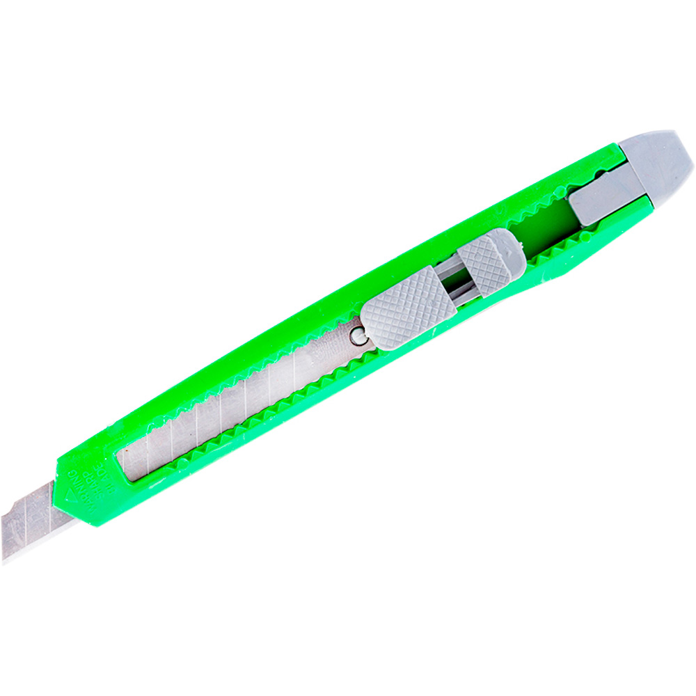 Нож канцелярский 9 мм OfficeSpace с фиксатором 178793