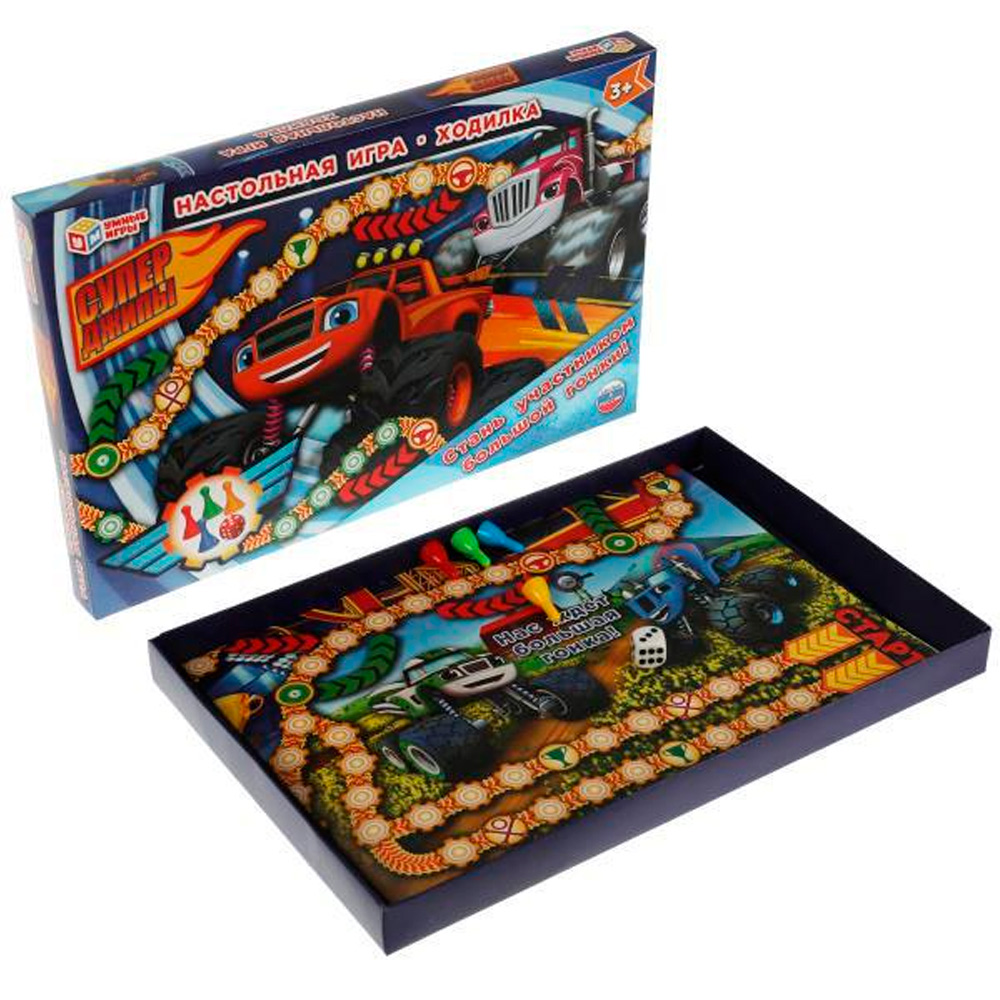 Игра Умка Супер джипы.Ходилка 4680107999580 /20/ Игра Умка Супер джипы.Ходилка 4680107999580 /20/
