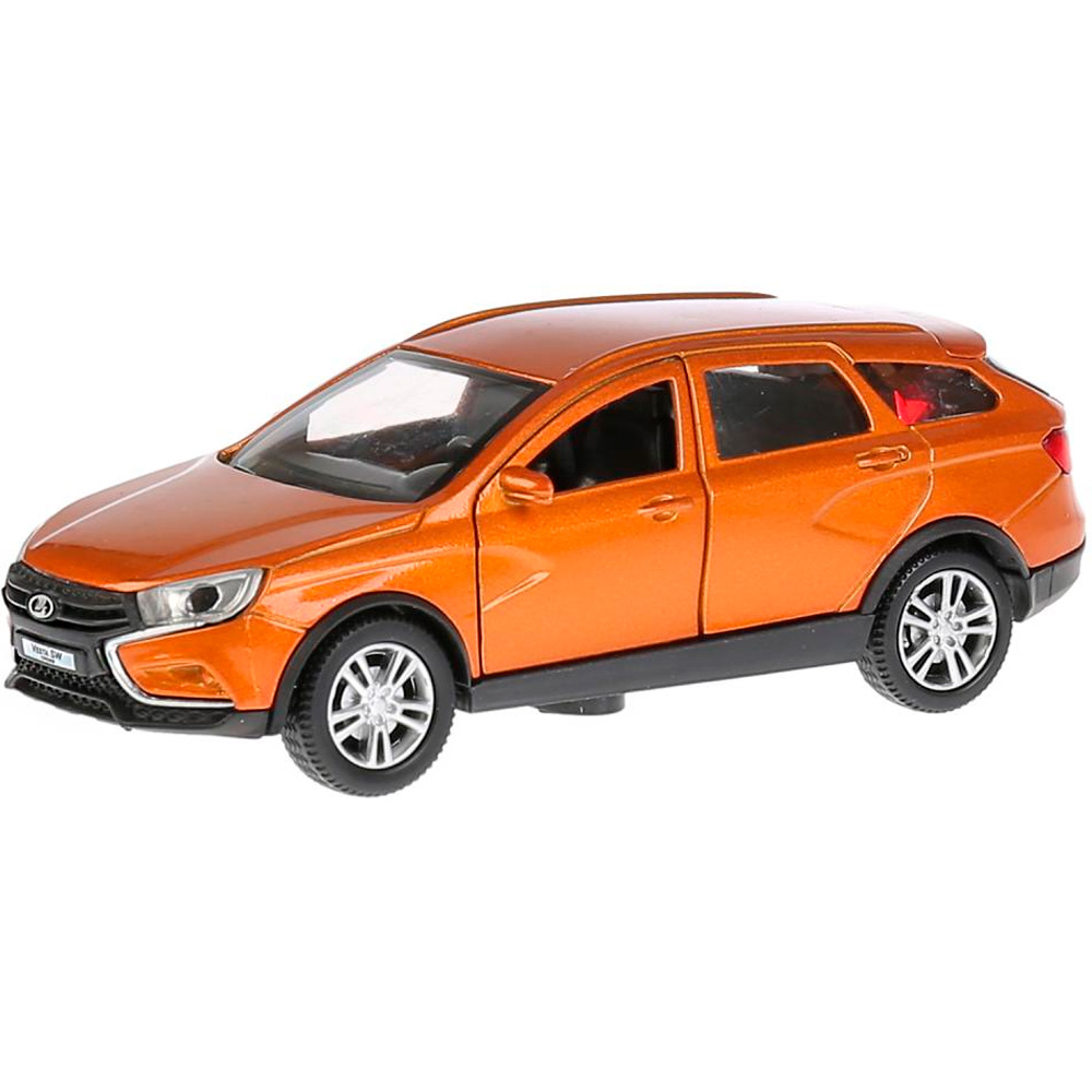 Модель VESTA-CROSS-GD Lada Vesta SW Cross золотой Технопарк  в коробке