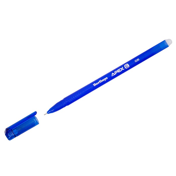Ручка гелевая синий стираемая "Apex E" 0,5мм, трехгранная CGp_50212 Berlingo 