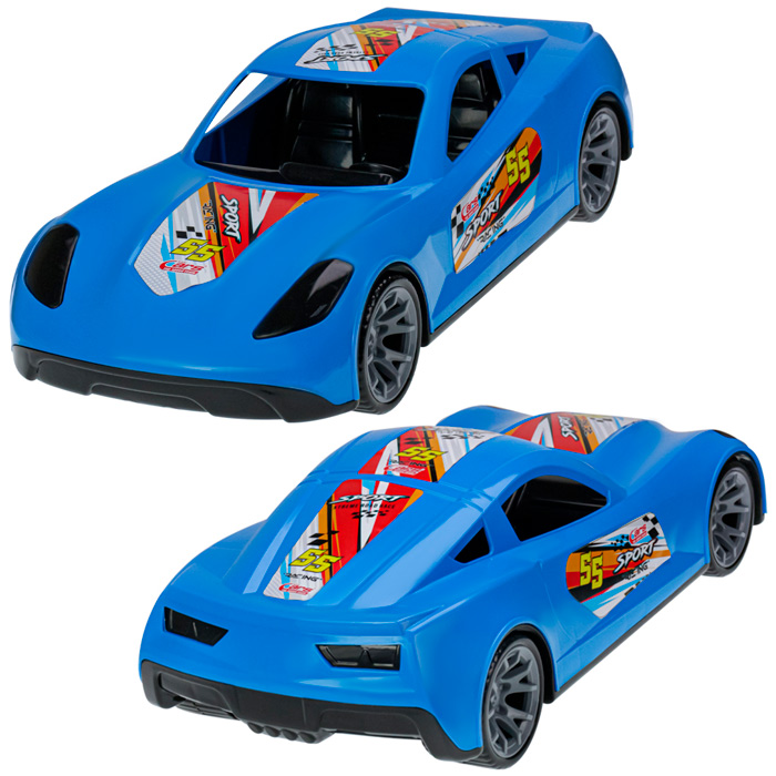 Автомобиль Turbo "V-MAX" голубая 40 см И-5854