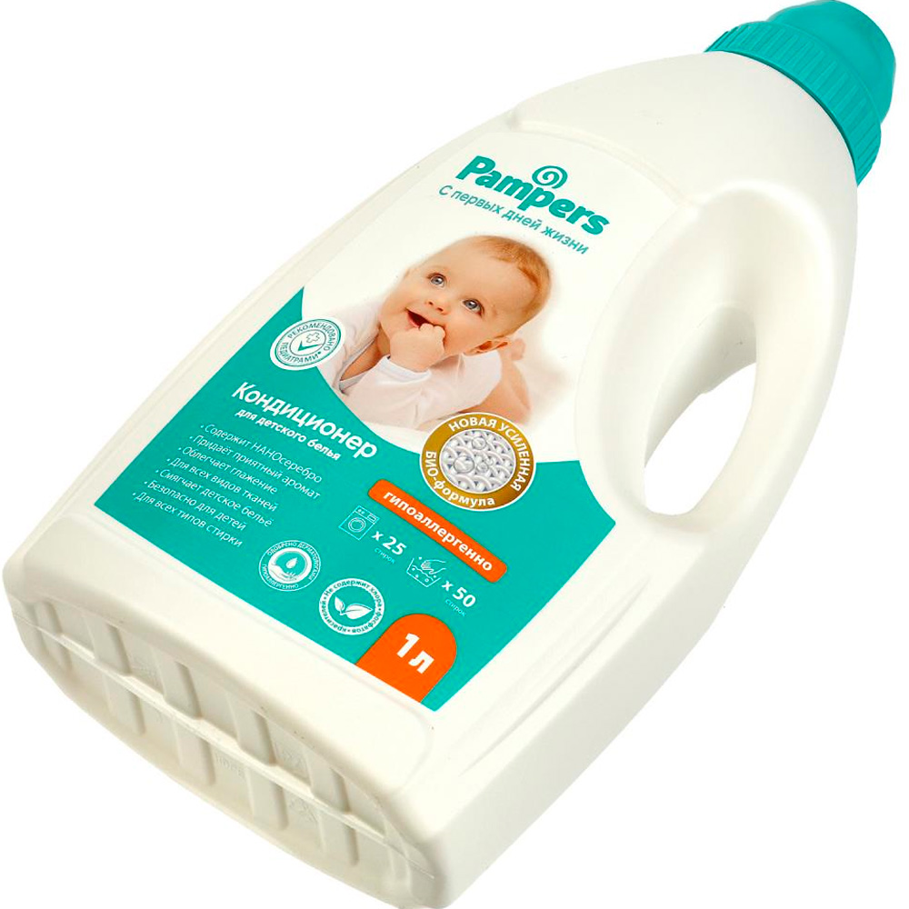 Кондиционер для детского белья pampers 1 л. Заботливая мама BH097286PM