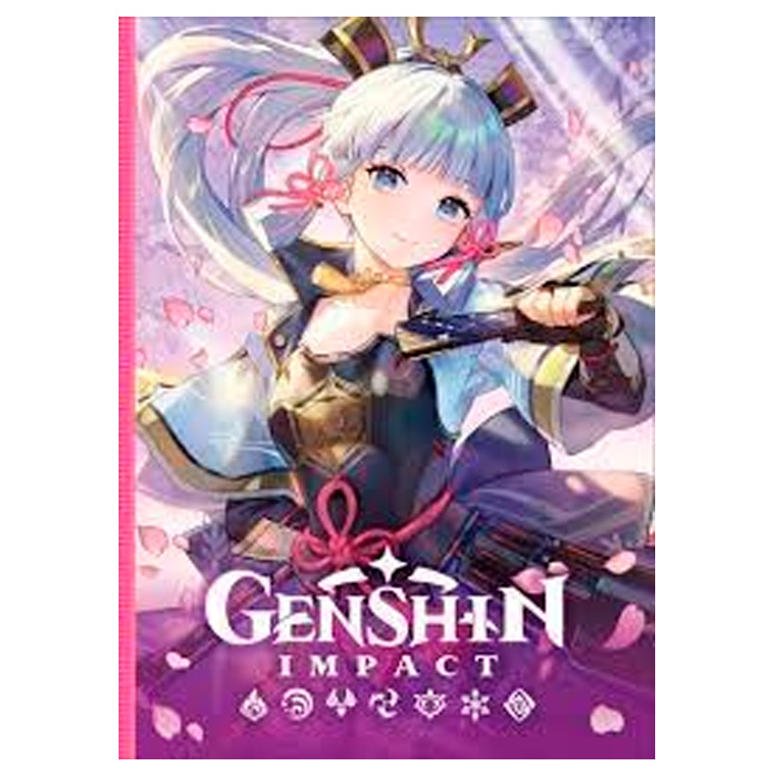 Книга 978-5-353-10409-4 Genshin Impact на каждый день с наклейками (розовый)